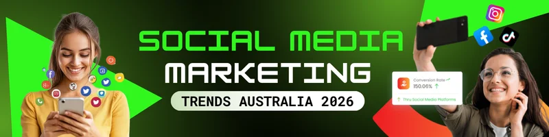 Social media marketing trends in Australia for 2026 showing modern digital marketing strategies and platforms