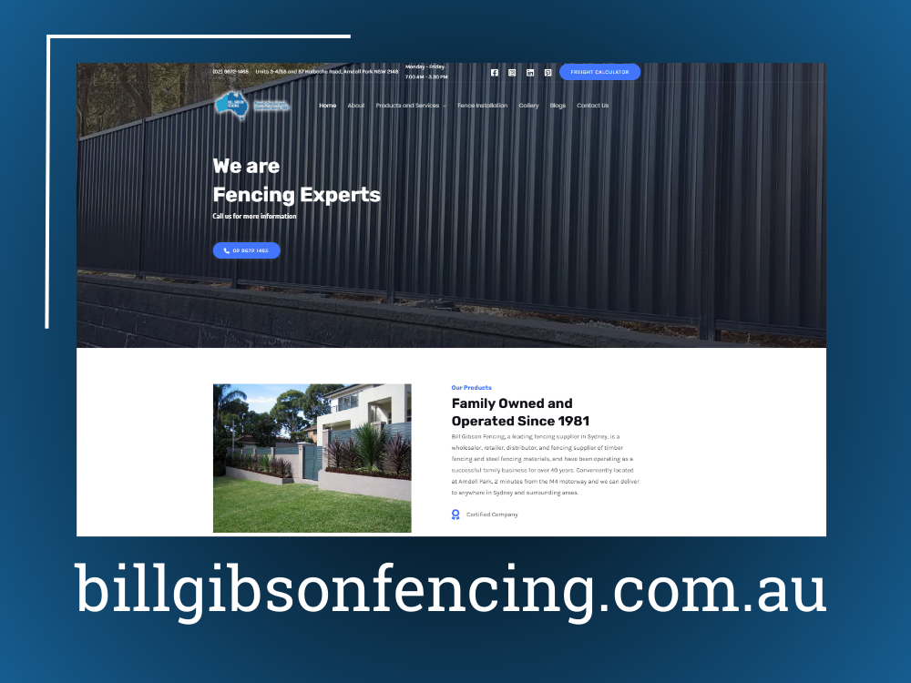https billgibsonfencing.com .au