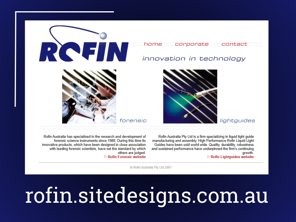 https rofin.sitedesigns.com .au